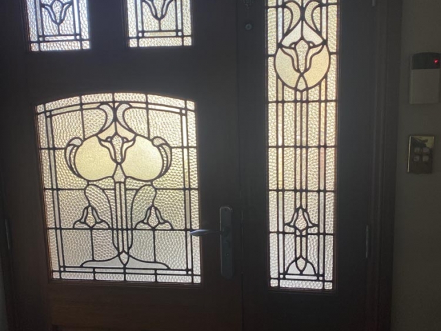 Front entry Door Leadlight